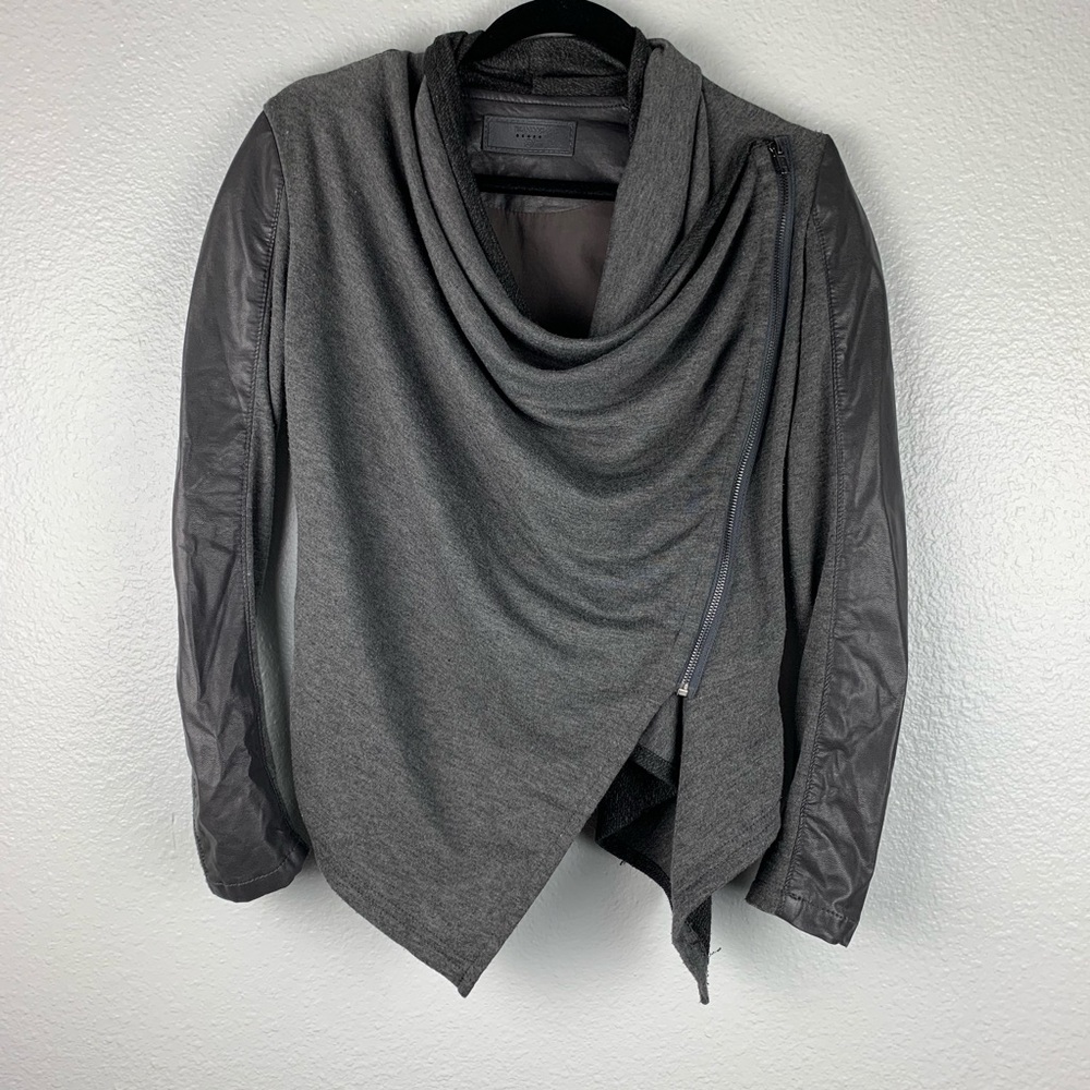 BlankNYC Faux Leather Black Moro Jacket